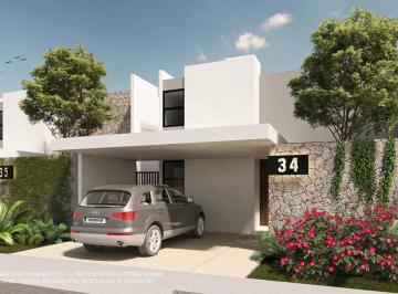 Casa · 302m² · 3 Recámaras · 2 Estacionamientos · Casa en Preventa, Arbelia Residencial Conkal, Febrero 2024