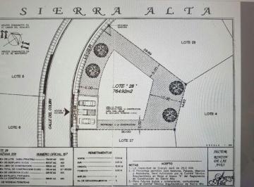 Terreno / Lote · 764m² · Venta de Terreno en Rincón de Las Aves Sierra Alta.