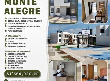 Casa de 3 habitaciones, Soledad de Graciano Sánchez · Privada Monte Alegre Cerca de Av San Pedro