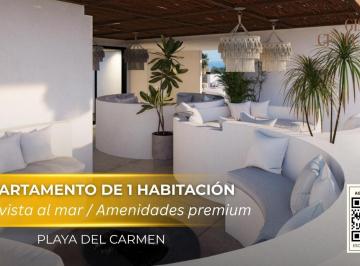 Departamento · 48ha · 1 Recámara · 1 Estacionamiento · Departamento en Venta en Playa del Carmen de 1 Habitación | Ubicado en La 5ta Av con Vista Al Mar