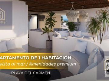 Departamento · 48ha · 1 Recámara · 1 Estacionamiento · Departamento en Venta en Playa del Carmen de 1 Habitación | Ubicado en La 5ta Av con Vista Al Mar