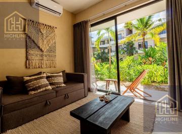 Departamento · 37m² · 1 Recámara · 1 Estacionamiento · Departamento en Venta Equipado y Amueblado a 10 Minutos de La Zona Hotelera Ubicado en Tulum