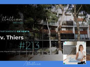Departamento de 3 habitaciones, Miguel Hidalgo · Venta de Departamento en Av Thiers 213, Anzures, Miguel Hidalgo