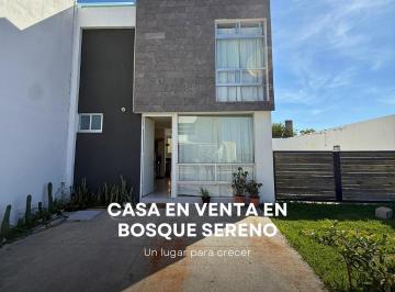 Casa · 105m² · 3 Recámaras · 2 Estacionamientos · Casa en Bosque Sereno