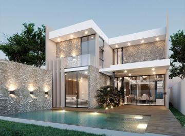 Casa · 355m² · 4 Recámaras · 2 Estacionamientos · Espectacular Casa en Preventa en Privada Norte Merida.