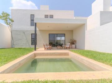 Casa · 151m² · 2 Recámaras · 2 Estacionamientos · Casa en Venta Mérida, Mod. Anara en Priv Aldoria, Amenidades