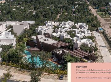 Departamento · 93m² · 2 Recámaras · 1 Estacionamiento · Departamento en Venta en Tulum, Ophelia Community Living.