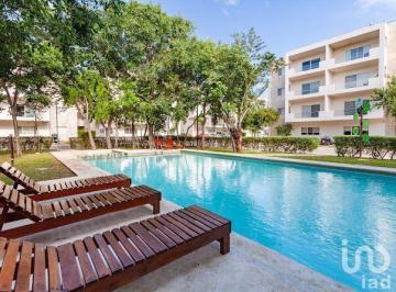 Departamento · 118m² · 3 Recámaras · 1 Estacionamiento · Departamento en Renta en Playa del Carmen, Amueblado, 3 Albercas, Gym