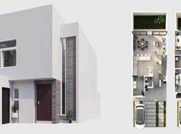 Casa · 108m² · 3 Recámaras · 2 Estacionamientos · Mod Goya