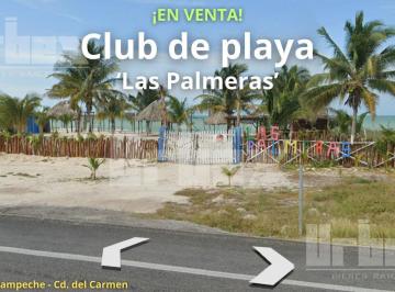 Terreno / Lote · Vendo Club de Playa 'Las Palmeras' en Carretera Campeche - Cd. del Carmen