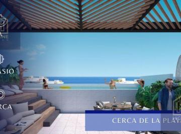 Departamento · 38m² · 1 Recámara · 1 Estacionamiento · Departamento en Playa del Carmen con Spa y Gimnasio con Vista Al Mar - Alta Plusvalia