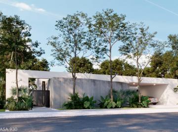 Casa · 414m² · 4 Recámaras · 2 Estacionamientos · Casa Equipada en Venta de Una Planta en Privada Dzidzil - Ha