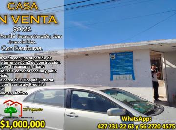Casa de 3 habitaciones, San Juan del Río · ¡Oportunidad de Adquirir Tu Casa en Una Zona con Gran Proyección en San Juan del Río!