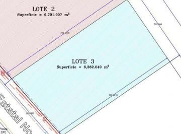 Terreno / Lote · 6362m² · Macrolote Comercial y Servicios a 3 Km del Piq