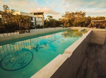 Departamento · 55m² · 1 Recámara · 1 Estacionamiento · Departamento en Renta en Tulum Amueblado La Veleta