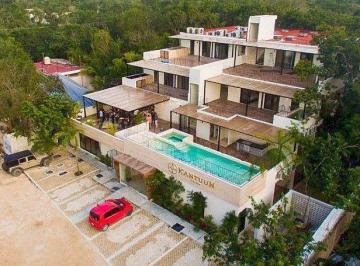 Departamento · 55m² · 1 Recámara · 1 Estacionamiento · Depto en Renta Tulum Amueblado con Alberca