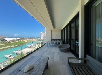 Departamento · 400m² · 4 Recámaras · 4 Estacionamientos · Departamento en Renta, Amueblado, 400 m², La Vela, Puerto Cancún, Cancún.