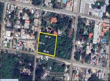 Terreno / Lote · 75m² · 10 Estacionamientos · Terreno en Venta, 2,500 m², en Esquina Salinas Gortari, Col, Doctores, Bonfil, Cancún