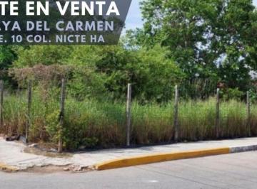 Terreno comercial Venta · Terreno en Venta Col. Nicte - Ha Playa del Carmen
