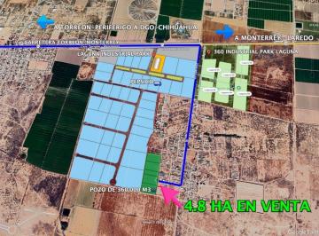 Terreno comercial · 48255m² · Terreno Uso Mixto en Venta, en Ejido El Olivo Torreón - Matamoros Coah.