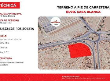 Terreno comercial · 6735m² · Terreno Usos Mixtos en Gomez Palacio en Venta