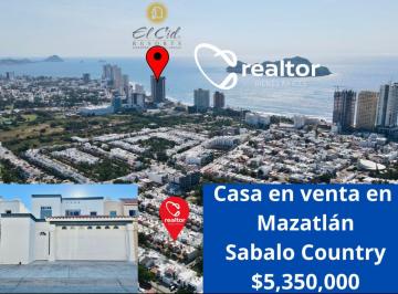 Casa en condominio de 3 habitaciones, Mazatlán · Casa en Venta en Mazatlan, Sinaloa (Sabalo Country)
