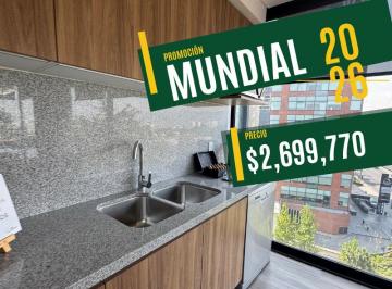 Departamento de 1 habitación, Cuajimalpa de Morelos · Venta Oportunidad de Inversión en Santa Fe Promoción por El Mundial