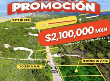 Terreno / Lote · Gran Terrenos en Venta en El Bello Puerto de Sisal.
