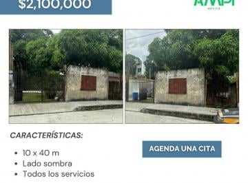 Terreno / Lote · 400m² · Terreno en Venta en Colonia Villahermosa, Tampico, Tamps.
