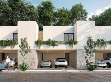 Casa · 281m² · 4 Recámaras · 2 Estacionamientos · Casas Modelo Malva de 4 Recámaras en Patio Carey Temozón Norte Mérida