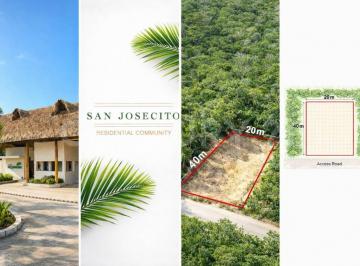 Terreno / Lote · 800m² · Lote Residencial en San Josecito, Akumal