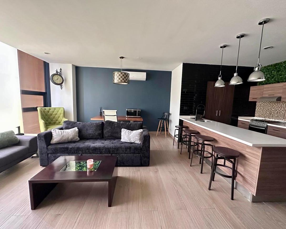 Furnished One-Bedroom Apartment in Nuevo Sur with Views of Cerro de la Silla