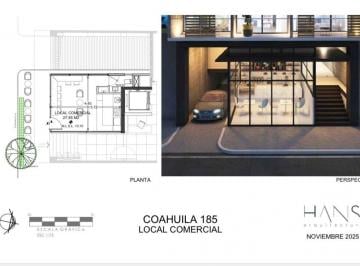 Oficina , Cuauhtémoc · Local en Renta Coahuila 185