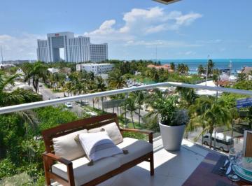 Departamento · 89m² · 2 Recámaras · 2 Estacionamientos · Departamento Penthouse en Venta, 2 Recámaras, Frente a Laguna, Zona Hotelera, Cancún