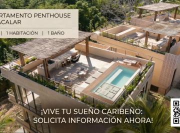 Departamento · 159m² · 1 Recámara · Departamento PH en Bacalar 1 Recamara con Casa Club y Muelle