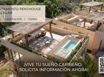 Departamento · 159m² · 1 Recámara · Departamento PH en Bacalar 1 Recamara con Casa Club y Muelle