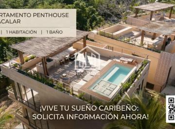 Departamento · 159m² · 1 Recámara · Departamento PH en Bacalar 1 Recamara con Casa Club y Muelle