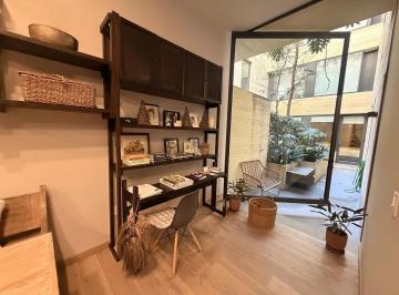 Departamento de 3 habitaciones, Cuauhtémoc · Garden House en Venta Amueblado, con 180 m² Col. Roma Norte, Arq. Ambrosi Echegaray