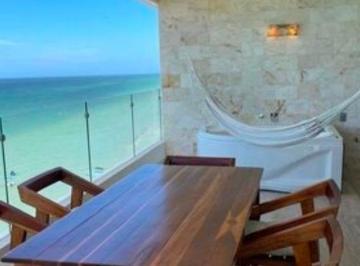 Departamento · 182m² · 3 Recámaras · 2 Estacionamientos · Departamento Amueblado en Venta Frente Al Mar en Chicxulub, Yucatán.