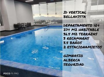 Departamento · 310m² · 3 Recámaras · 2 Estacionamientos · Departamento en Venta ID Vertical Bellavista Atizapán Estado de México