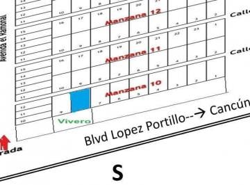 Terreno / Lote · 1m² · 2 Estacionamientos · Terreno Ecológico en Venta, 3,000 m², El Ramonal, Carretera Cancún - Mérida