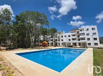 Departamento · 73m² · 3 Recámaras · 1 Estacionamiento · Departamento Nuevo (Planta Baja) en Venta en Cancún (Norte), 3 Recámaras, Residencial con Amenidades