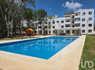 Departamento · 49m² · 2 Recámaras · 1 Estacionamiento · Departamento Nuevo (Planta Baja) en Venta en Cancún, Residencial con Amenidades en Zona Norte