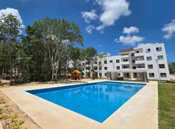 Departamento · 73m² · 3 Recámaras · 1 Estacionamiento · Departamento Nuevo en Venta en Cancún, 3 Recámaras, Amenidades y Portón Eléctrico