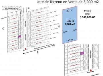 Terreno / Lote · 1m² · 2 Estacionamientos · Terreno en Venta Ecológico, con 3,000 m², El Ramonal, Carretera Cancún - Mérida