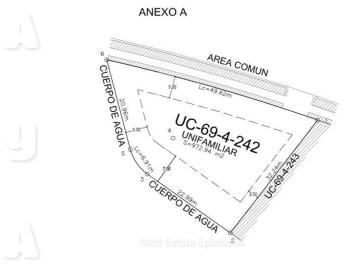 Terreno / Lote · 1m² · Terreno en Venta, 972.94 m², en Esquina con Muelle, Canales de Puerto Cancún.