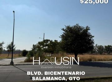 Terreno / Lote · 365m² · Terreno en Renta, Blvd. Bicentenario, Esquina con Calle Cafetal. Salamanca, Gto.
