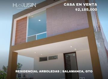 Casa · 3 Recámaras · 2 Estacionamientos · Casa en Venta, Residencial Arboledas. Salamanca, Gto.