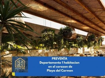 Departamento · 42m² · 1 Recámara · 1 Estacionamiento · Departamento en Playa del Carmen, 1 Habitacion a 3 Min del Mar