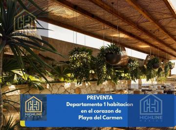 Departamento · 42m² · 1 Recámara · 1 Estacionamiento · Departamento en Playa del Carmen, 1 Habitacion a 3 Min del Mar